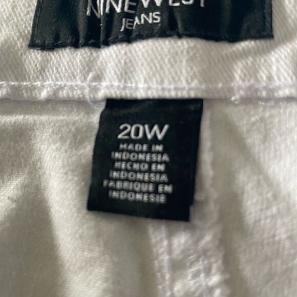 Nine West White Straight leg Size 20W denim jeans - Picture 5 of 9